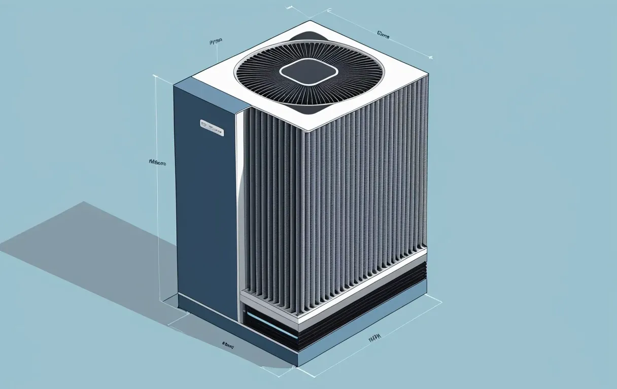 A cutaway of stacked HEPA and carbon filter layers — the carbon bed is what captures gases.