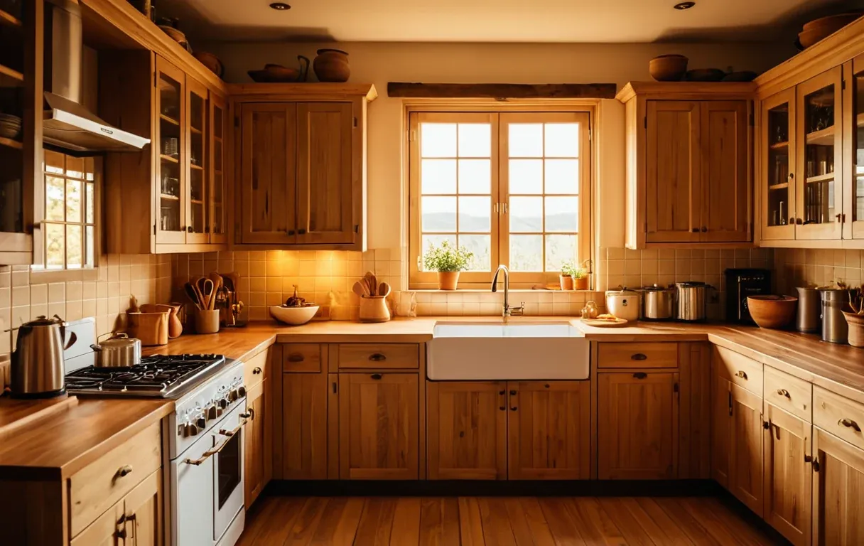 Cabinets and drawers left open — closed casework is not part of the house's air exchange until you open it.