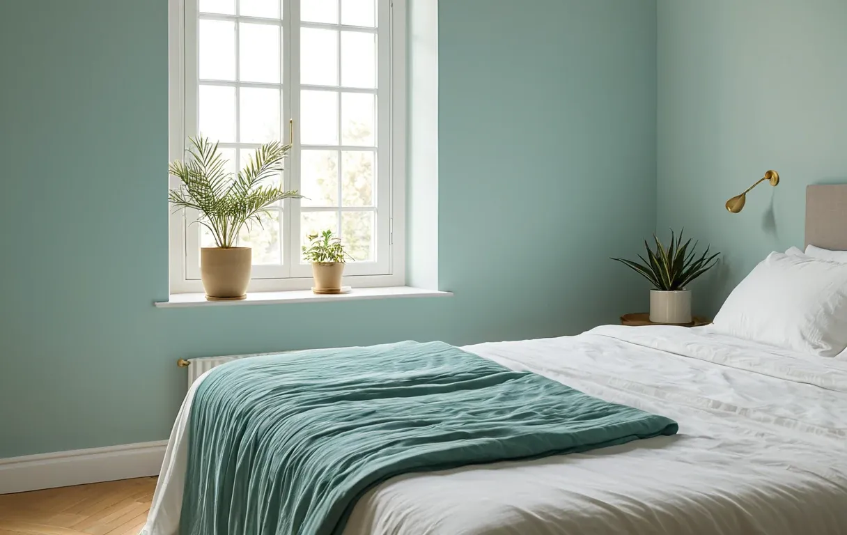 A nearly-empty new bedroom with the window open — week one is free and matters most.
