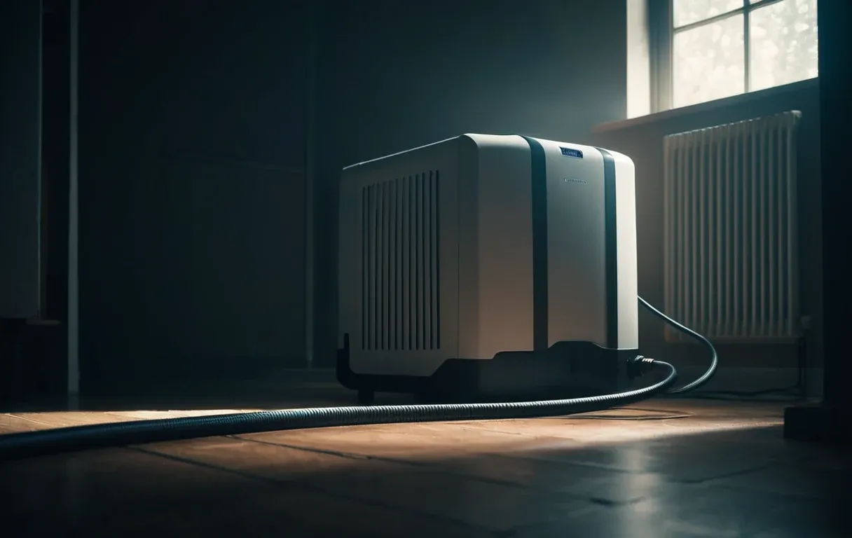 The Best Dehumidifier for a Basement or Crawl Space — cinematic illustration